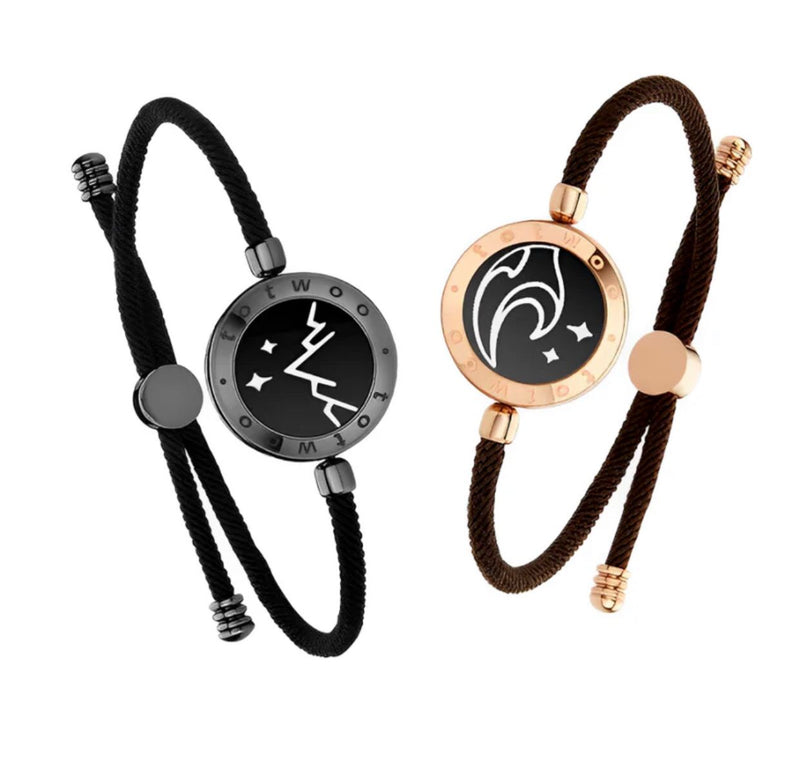 Par de Pulseiras Charmed Love- Surpreenda quem você ama