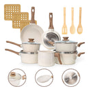 CookPrime Ceramic 13 – Jogo de Panelas Premium a Gás ( Kit completo, antiaderente, revestimento cerâmico)
