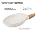CookPrime Ceramic 13 – Jogo de Panelas Premium a Gás ( Kit completo, antiaderente, revestimento cerâmico)